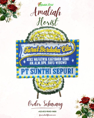 Papan Bunga Duka di Ujan Mas